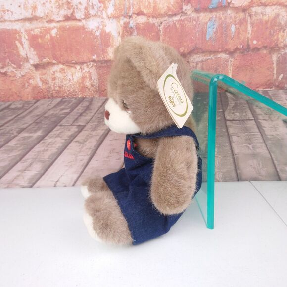 VTG Russ Caress Soft Pets Love Bear 15" Teddy Bear Plush Stuffed Animal NOS - Picture 5 of 10